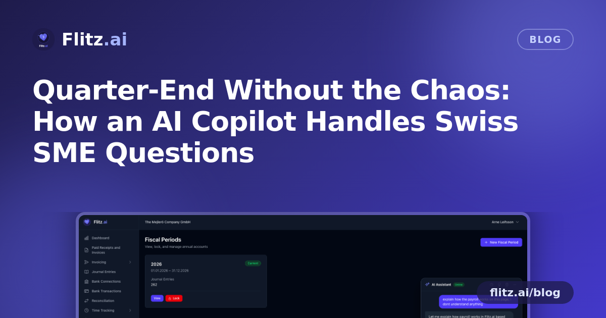 Quarter-End Without the Chaos: How an AI Copilot Handles Swiss SME Questions