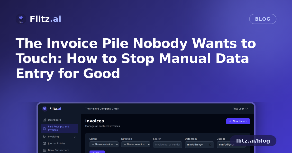 The Invoice Pile Nobody Wants to Touch: How to Stop Manual Data Entry for Good