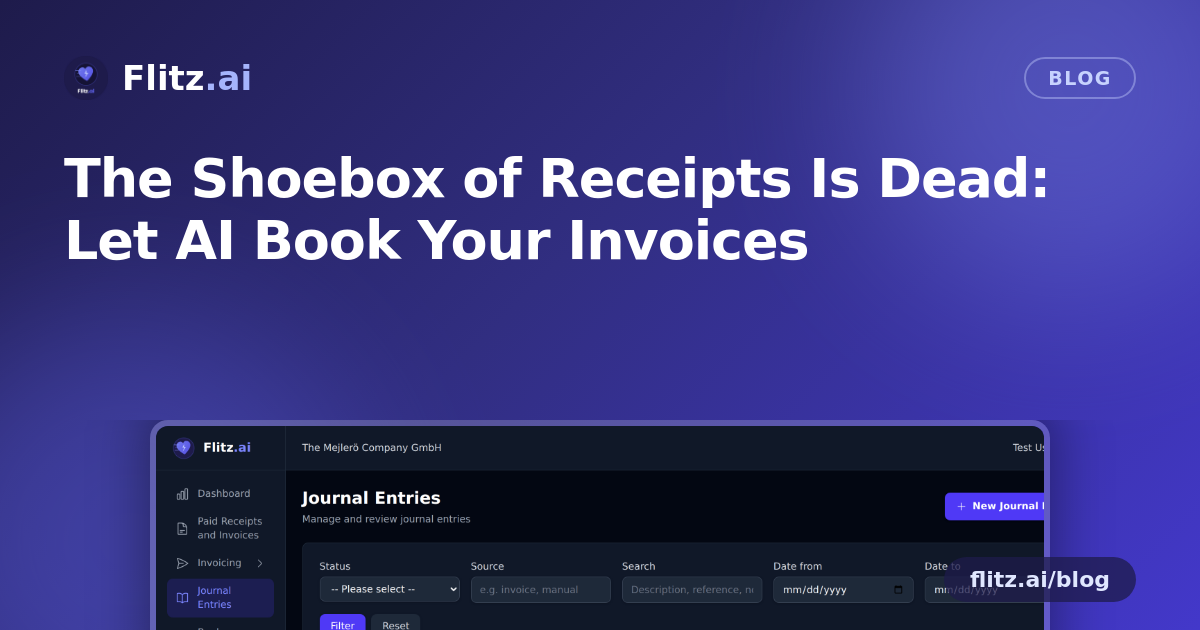 The Shoebox of Receipts Is Dead: Let AI Book Your Invoices