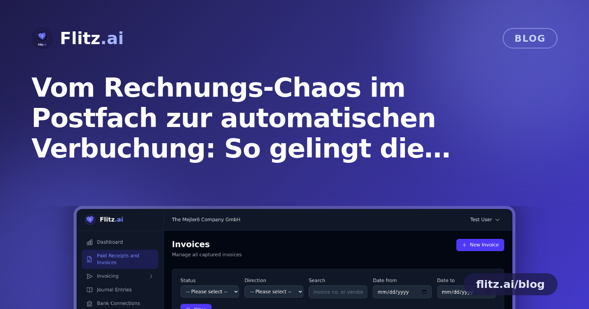 Vom Rechnungs-Chaos im Postfach zur automatischen Verbuchung: So gelingt die Umstellung auf E-Mail-Rechnungserfassung