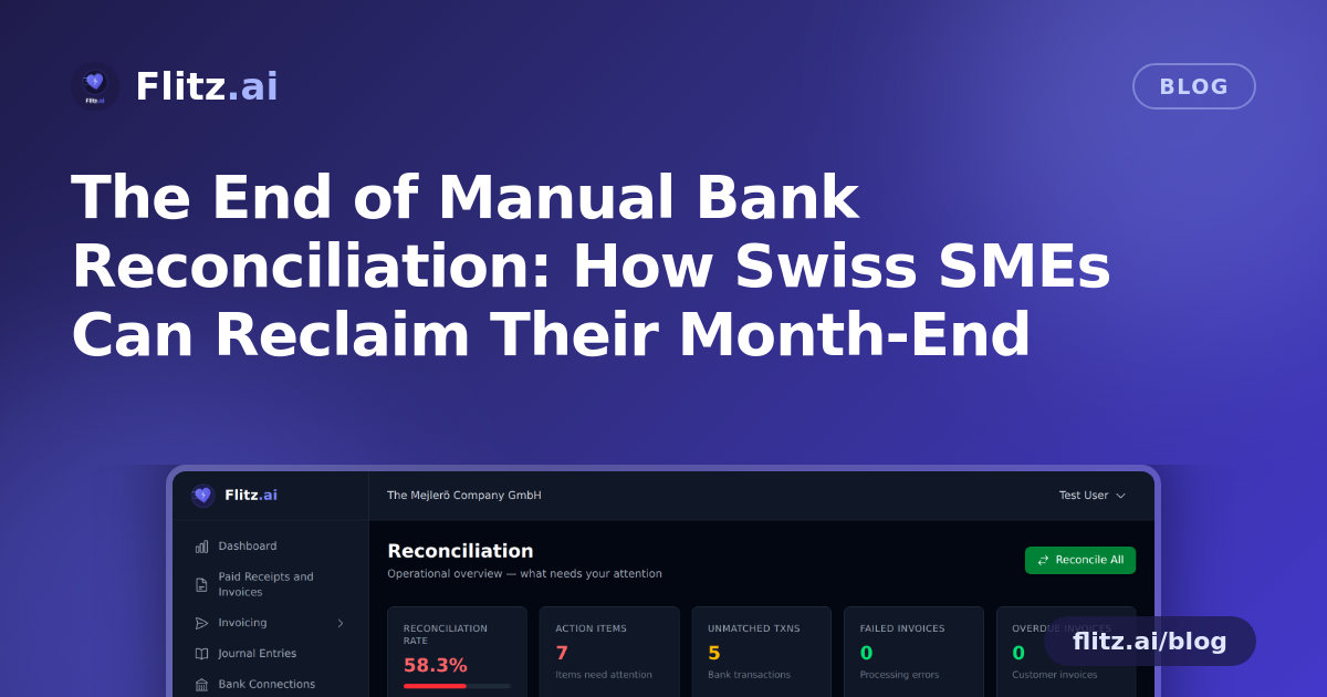 The End of Manual Bank Reconciliation: How Swiss SMEs Can Reclaim Their Month-End