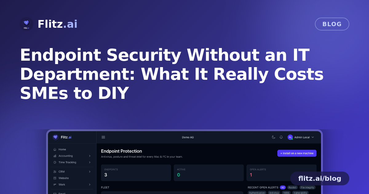Endpoint Security Without an IT Department: What It Really Costs SMEs to DIY