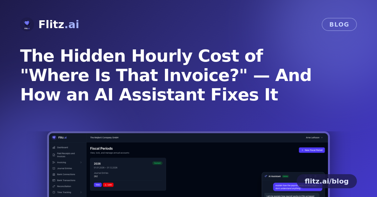 The Hidden Hourly Cost of "Where Is That Invoice?" — And How an AI Assistant Fixes It