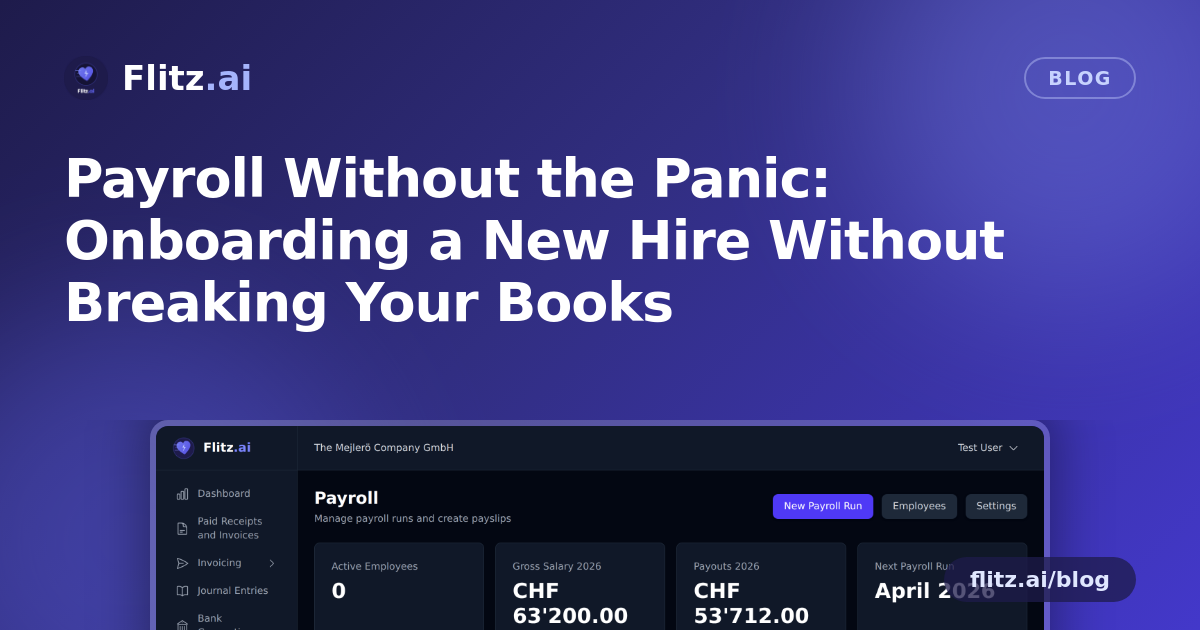 Payroll Without the Panic: Onboarding a New Hire Without Breaking Your Books