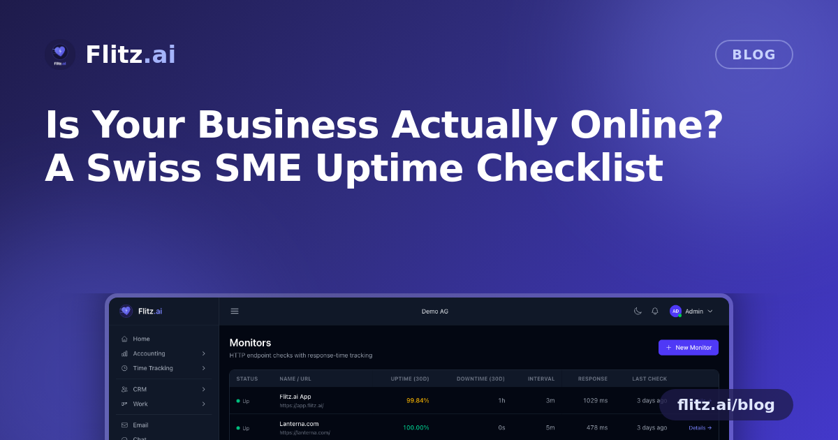 Is Your Business Actually Online? A Swiss SME Uptime Checklist